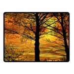 Nature Sunset Landscape Sun Fleece Blanket (Small) 50 x40  Blanket Front