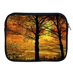 Nature Sunset Landscape Sun Apple Ipad 2/3/4 Zipper Cases by Pakrebo