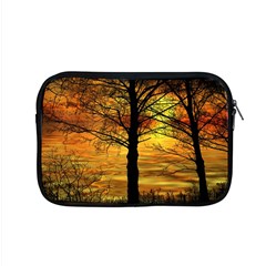 Nature Sunset Landscape Sun Apple Macbook Pro 15  Zipper Case by Pakrebo