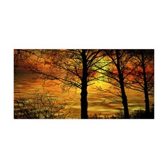 Nature Sunset Landscape Sun Yoga Headband by Pakrebo