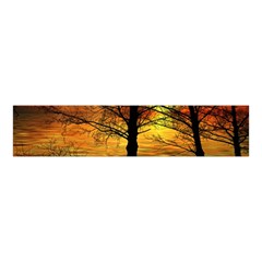 Nature Sunset Landscape Sun Velvet Scrunchie by Pakrebo