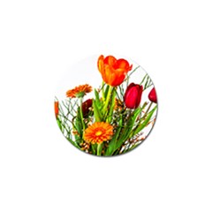 Tulip Gerbera Composites Broom Golf Ball Marker (4 Pack) by Pakrebo