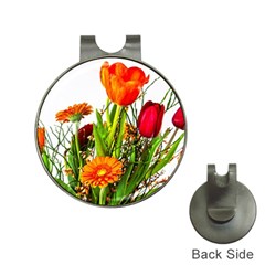 Tulip Gerbera Composites Broom Hat Clips With Golf Markers by Pakrebo