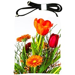 Tulip Gerbera Composites Broom Shoulder Sling Bag by Pakrebo