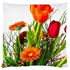 Tulip Gerbera Composites Broom Large Cushion Case (one Side) by Pakrebo