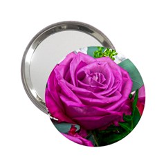 Rose Pink Purple Flower Bouquet 2 25  Handbag Mirrors by Pakrebo