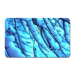 Winter Branch Tree Beech Snow Magnet (rectangular)