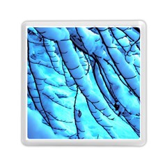 Winter Branch Tree Beech Snow Memory Card Reader (square)