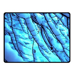 Winter Branch Tree Beech Snow Double Sided Fleece Blanket (small)  by Pakrebo