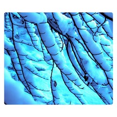 Winter Branch Tree Beech Snow Double Sided Flano Blanket (small)  by Pakrebo