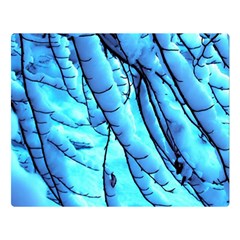 Winter Branch Tree Beech Snow Double Sided Flano Blanket (large)  by Pakrebo