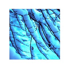 Winter Branch Tree Beech Snow Small Satin Scarf (square) by Pakrebo