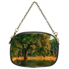 Nature Tree Sunset Giraffe Animal Chain Purse (two Sides) by Pakrebo