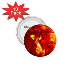 Bernstein Burning Stone Gem 1 75  Buttons (10 Pack) by Pakrebo