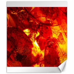 Bernstein Burning Stone Gem Canvas 20  X 24  by Pakrebo