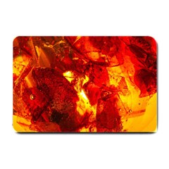 Bernstein Burning Stone Gem Small Doormat  by Pakrebo