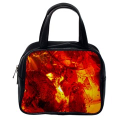 Bernstein Burning Stone Gem Classic Handbag (one Side) by Pakrebo