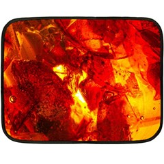 Bernstein Burning Stone Gem Double Sided Fleece Blanket (mini)  by Pakrebo