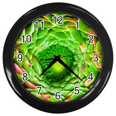 Ranunculus Blossom Bloom Nature Wall Clock (black) by Pakrebo