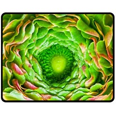 Ranunculus Blossom Bloom Nature Fleece Blanket (medium)  by Pakrebo