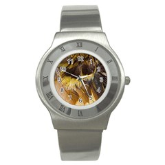 Wing Feather Bird Animal World Stainless Steel Watch by Pakrebo