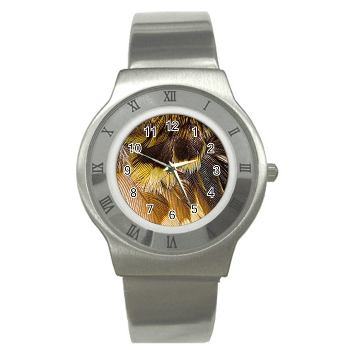 Wing Feather Bird Animal World Stainless Steel Watch