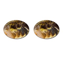 Wing Feather Bird Animal World Cufflinks (oval) by Pakrebo