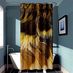 Wing Feather Bird Animal World Shower Curtain 36  X 72  (stall)  by Pakrebo