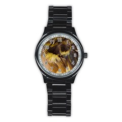 Wing Feather Bird Animal World Stainless Steel Round Watch by Pakrebo