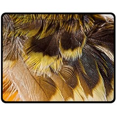 Wing Feather Bird Animal World Double Sided Fleece Blanket (medium)  by Pakrebo