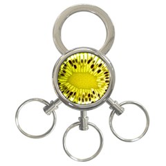 Kiwi Vitamins Eat Fresh Healthy 3-ring Key Chain by Pakrebo