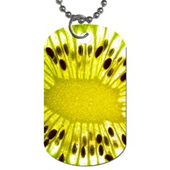 Kiwi Vitamins Eat Fresh Healthy Dog Tag (one Side) by Pakrebo