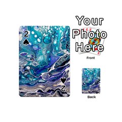 Paint Acrylic Paint Art Colorful Playing Cards Double Sided (mini) by Pakrebo