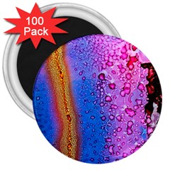 Art Abstract Background Color 3  Magnets (100 Pack) by Pakrebo