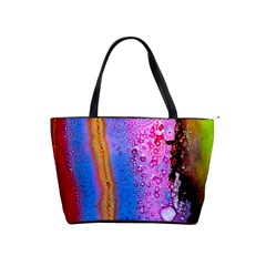 Art Abstract Background Color Classic Shoulder Handbag by Pakrebo