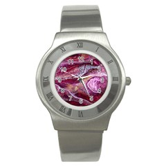 Paint Acrylic Paint Art Colorful Stainless Steel Watch by Pakrebo