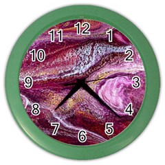 Paint Acrylic Paint Art Colorful Color Wall Clock by Pakrebo