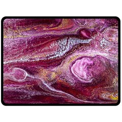 Paint Acrylic Paint Art Colorful Double Sided Fleece Blanket (large) 