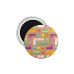 Abstract Background Colorful 1.75  Magnets Front