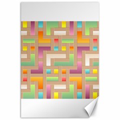 Abstract Background Colorful Canvas 20  X 30 