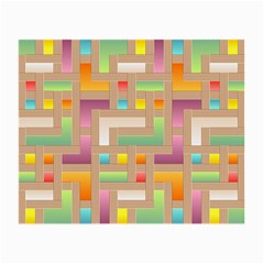 Abstract Background Colorful Small Glasses Cloth (2 Sides)