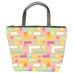 Abstract Background Colorful Bucket Bag