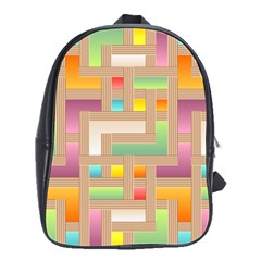 Abstract Background Colorful School Bag (large)