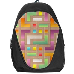 Abstract Background Colorful Backpack Bag by HermanTelo