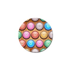 Background Colorful Abstract Brown Golf Ball Marker