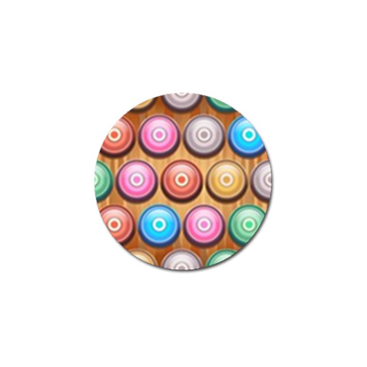 Background Colorful Abstract Brown Golf Ball Marker (10 pack)