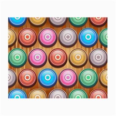 Background Colorful Abstract Brown Small Glasses Cloth