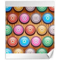 Background Colorful Abstract Brown Canvas 8  X 10 