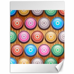 Background Colorful Abstract Brown Canvas 36  X 48  by HermanTelo