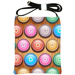 Background Colorful Abstract Brown Shoulder Sling Bag